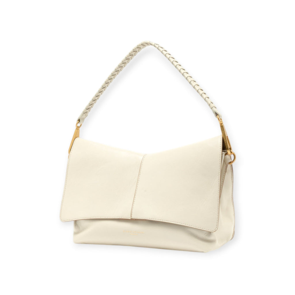 BORSA A SPALLA GRANDE AVORIO