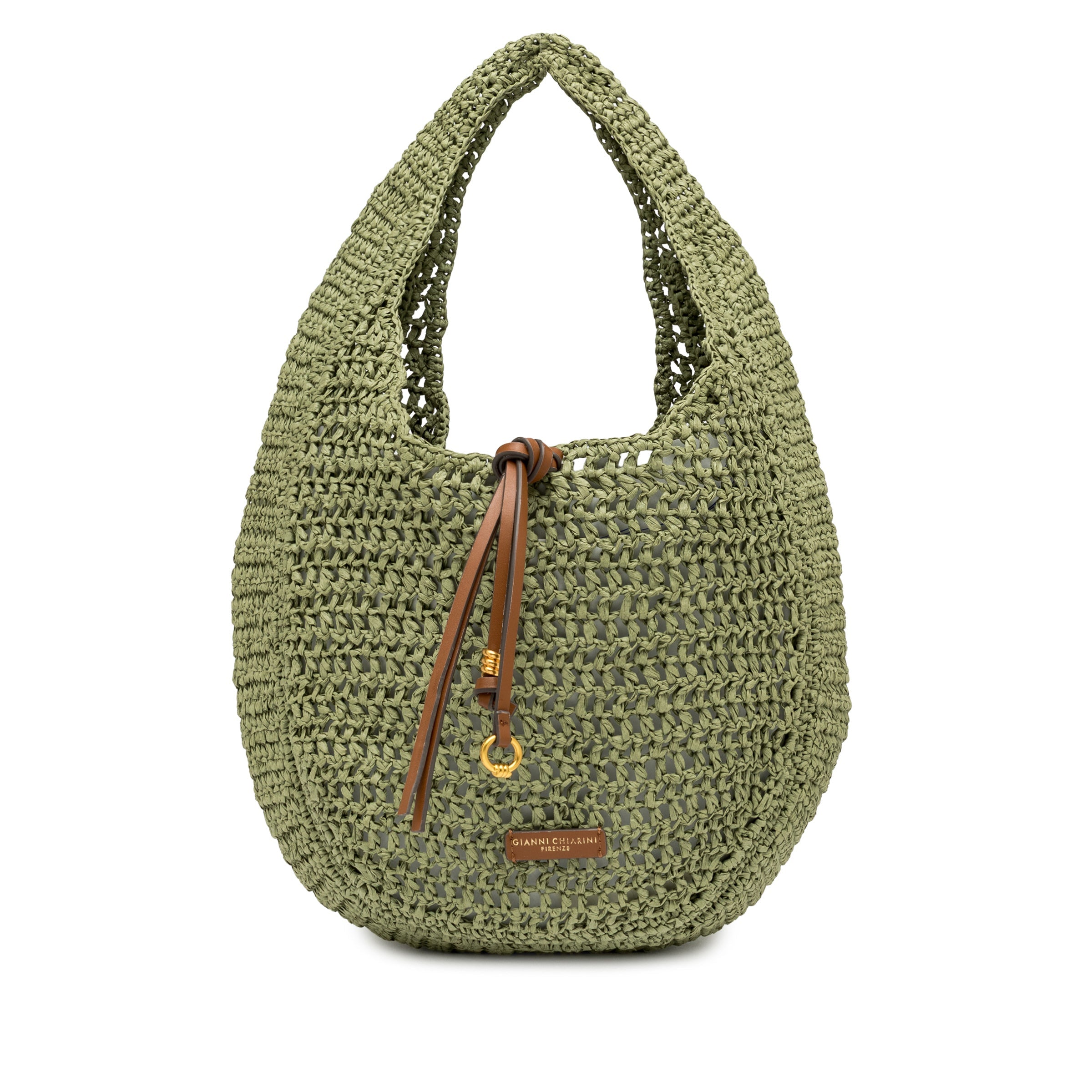 BORSA A SPALLA VERDE