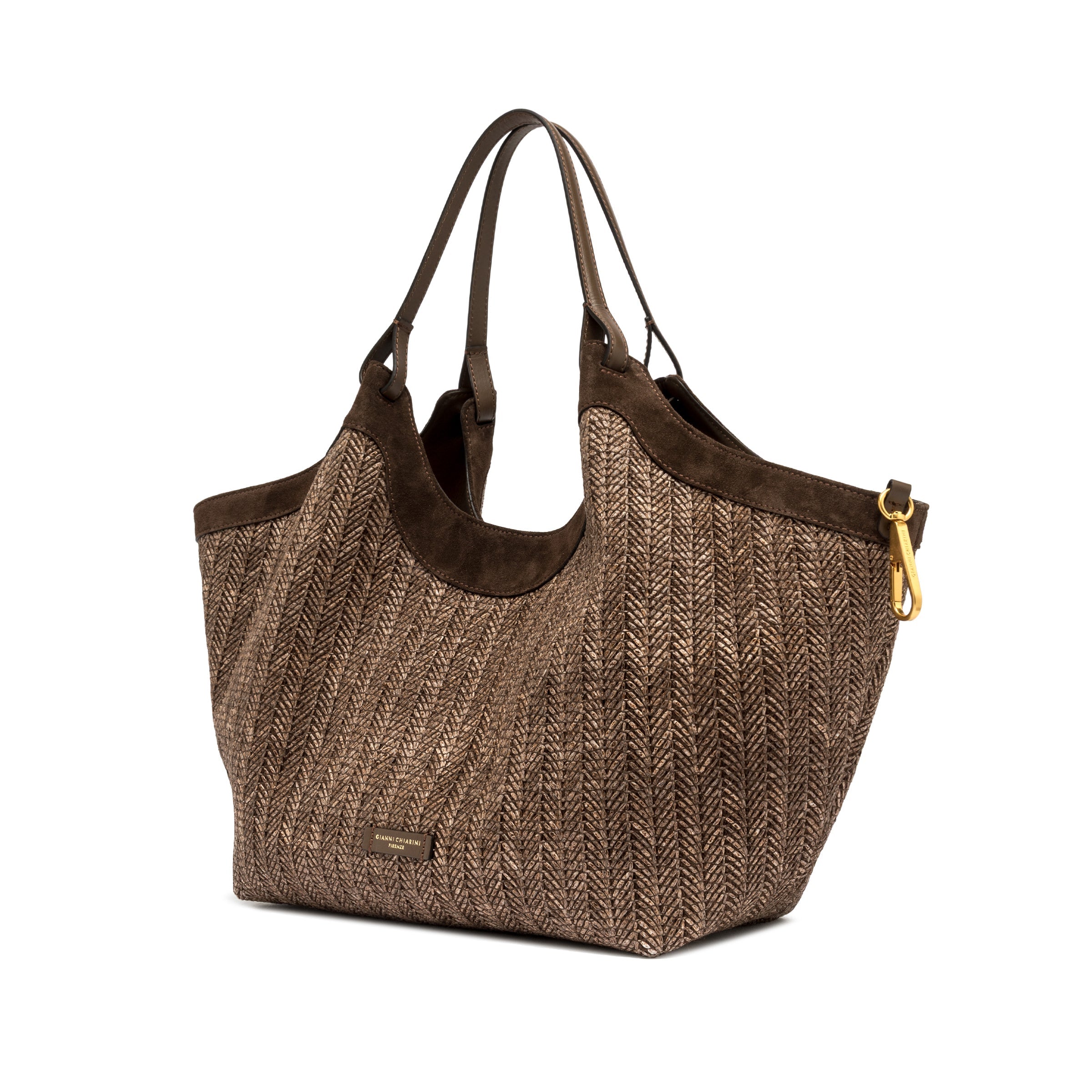 BORSA A MANO MARRONE