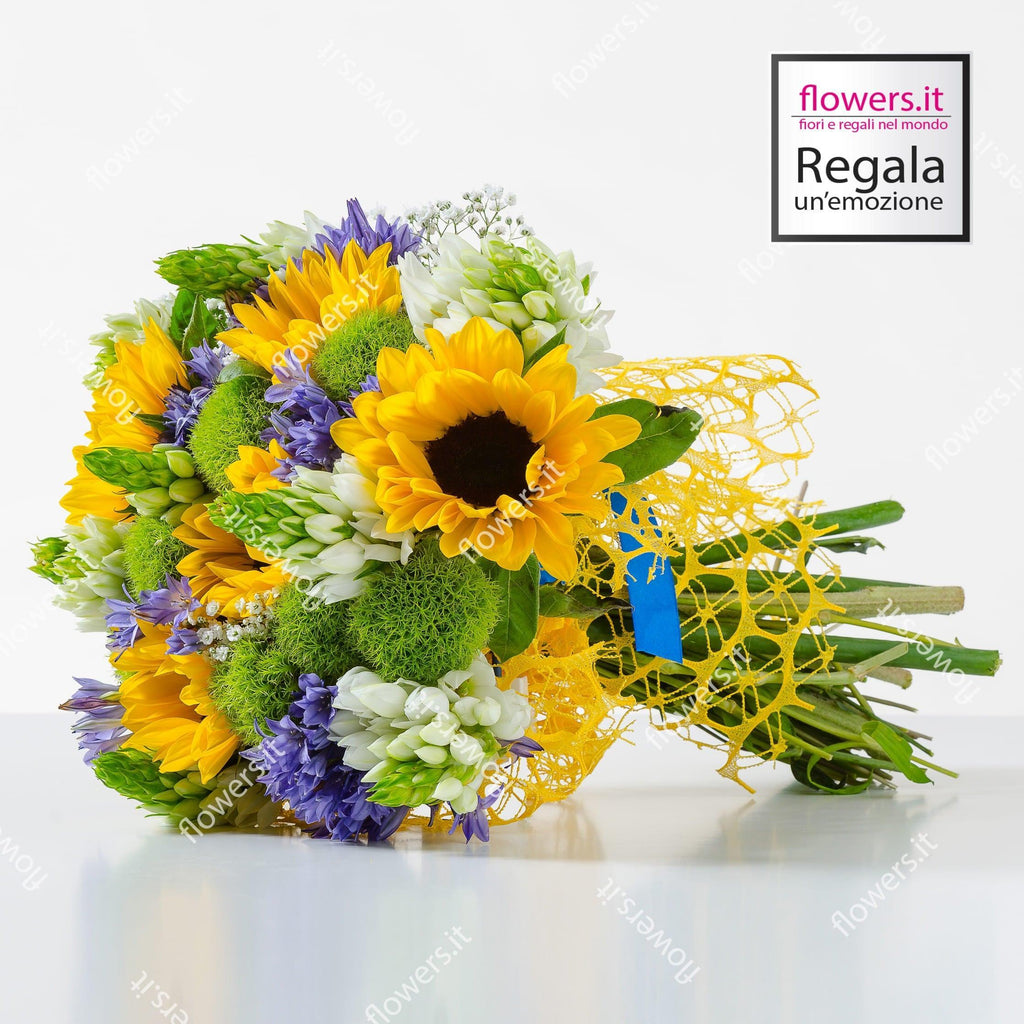 VITALITA' - Girasoli, ornitogallo, green trek e fiori di Fabiola