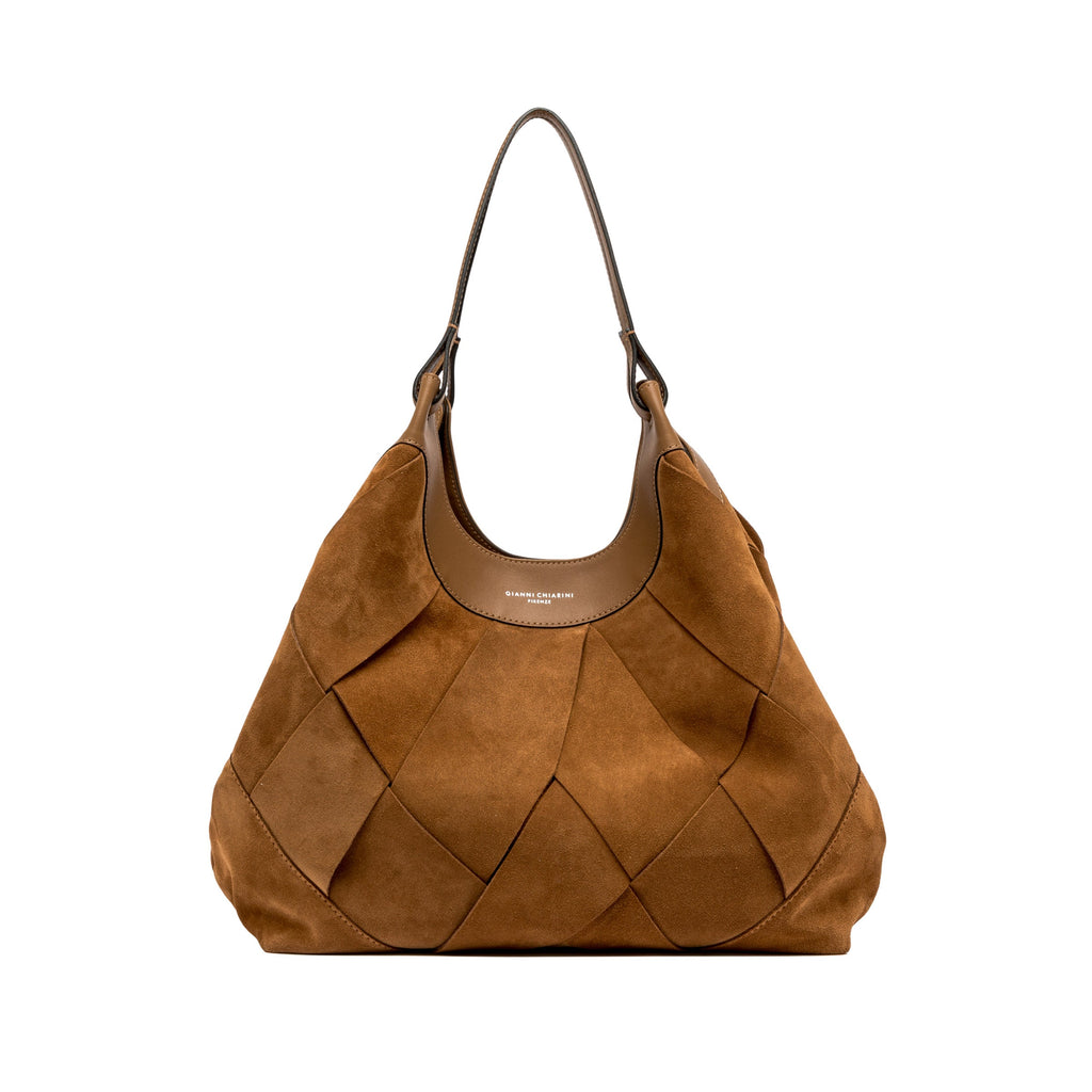 BORSA A SPALLA CUOIO