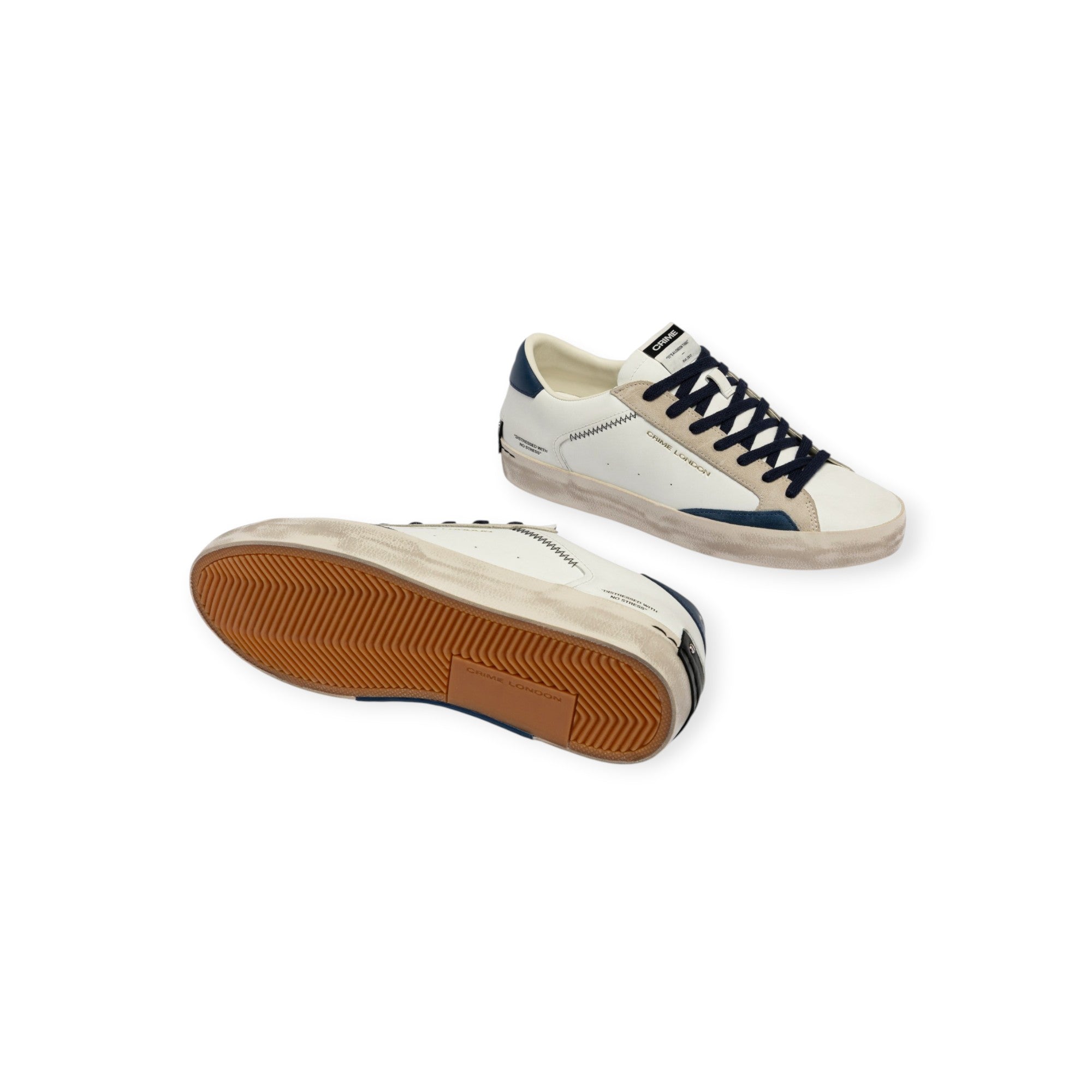 SNEAKERS DISTRESSED BIANCA