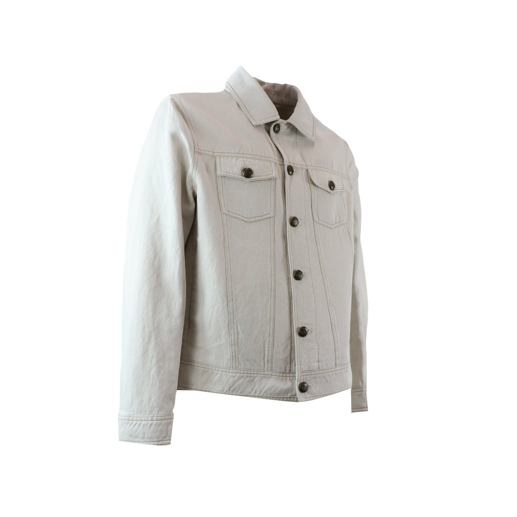 DENIM JACKET ECRU