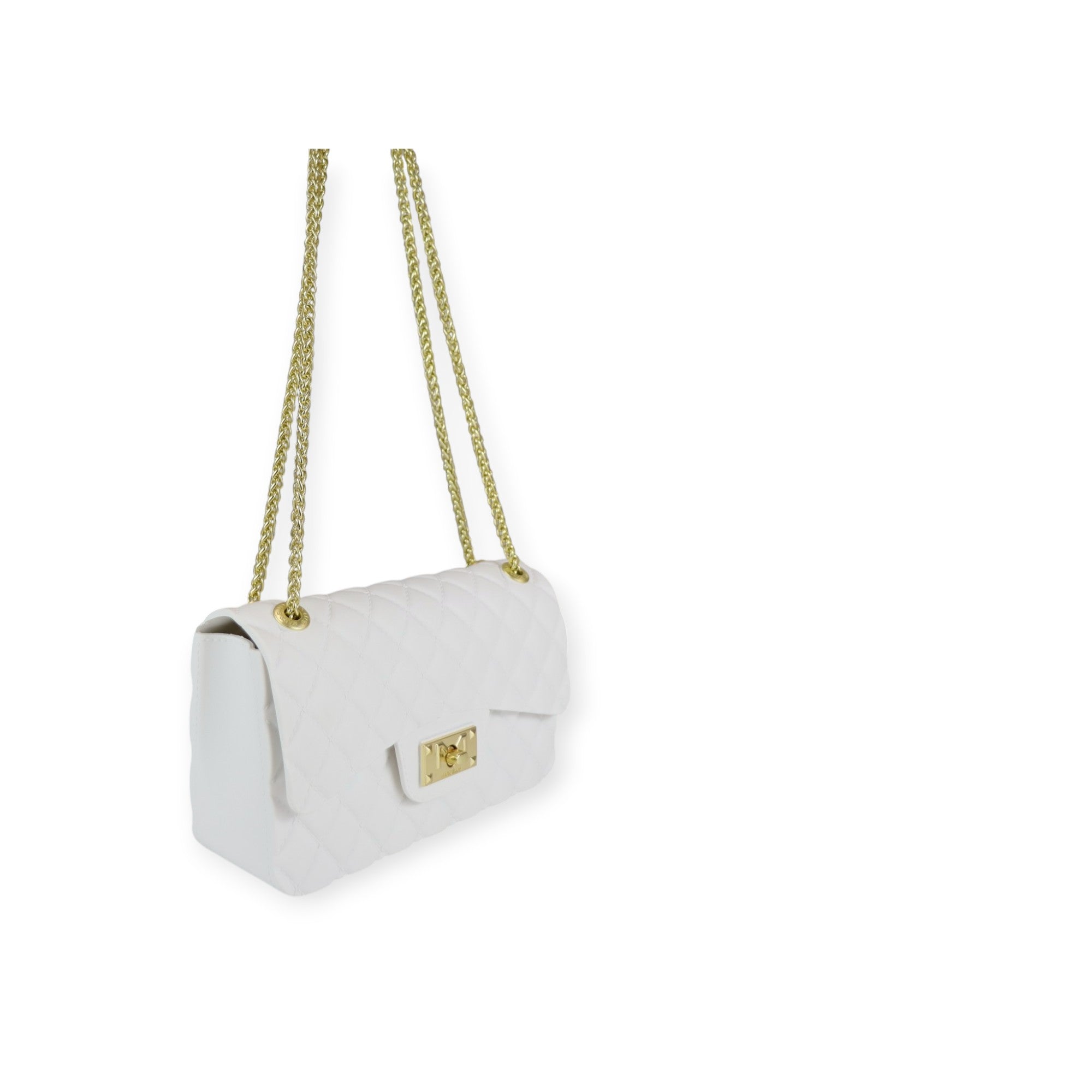 BORSA A TRACOLLA FALCON MID BIANCA