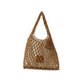 SACCA CROCHET CUOIO