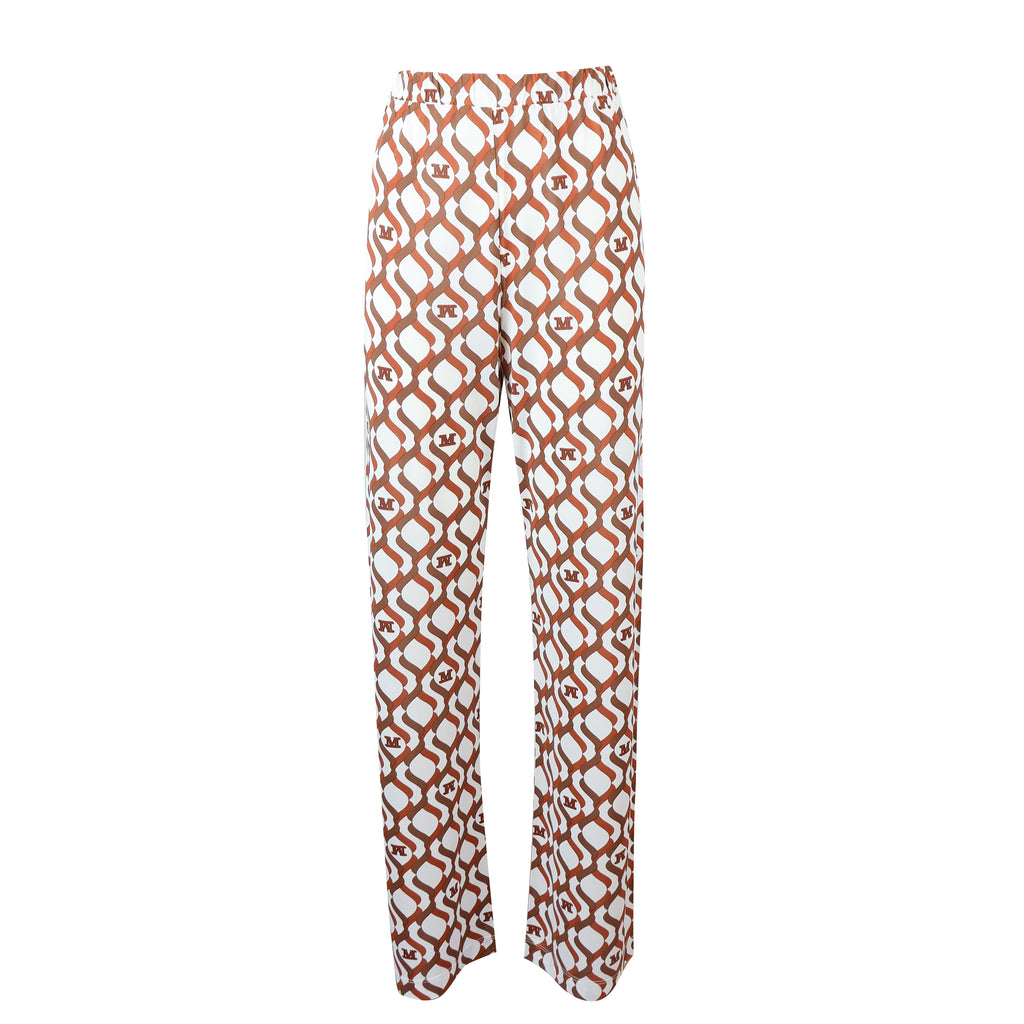 PANTALONE ABATE BIANCO E MARRONE