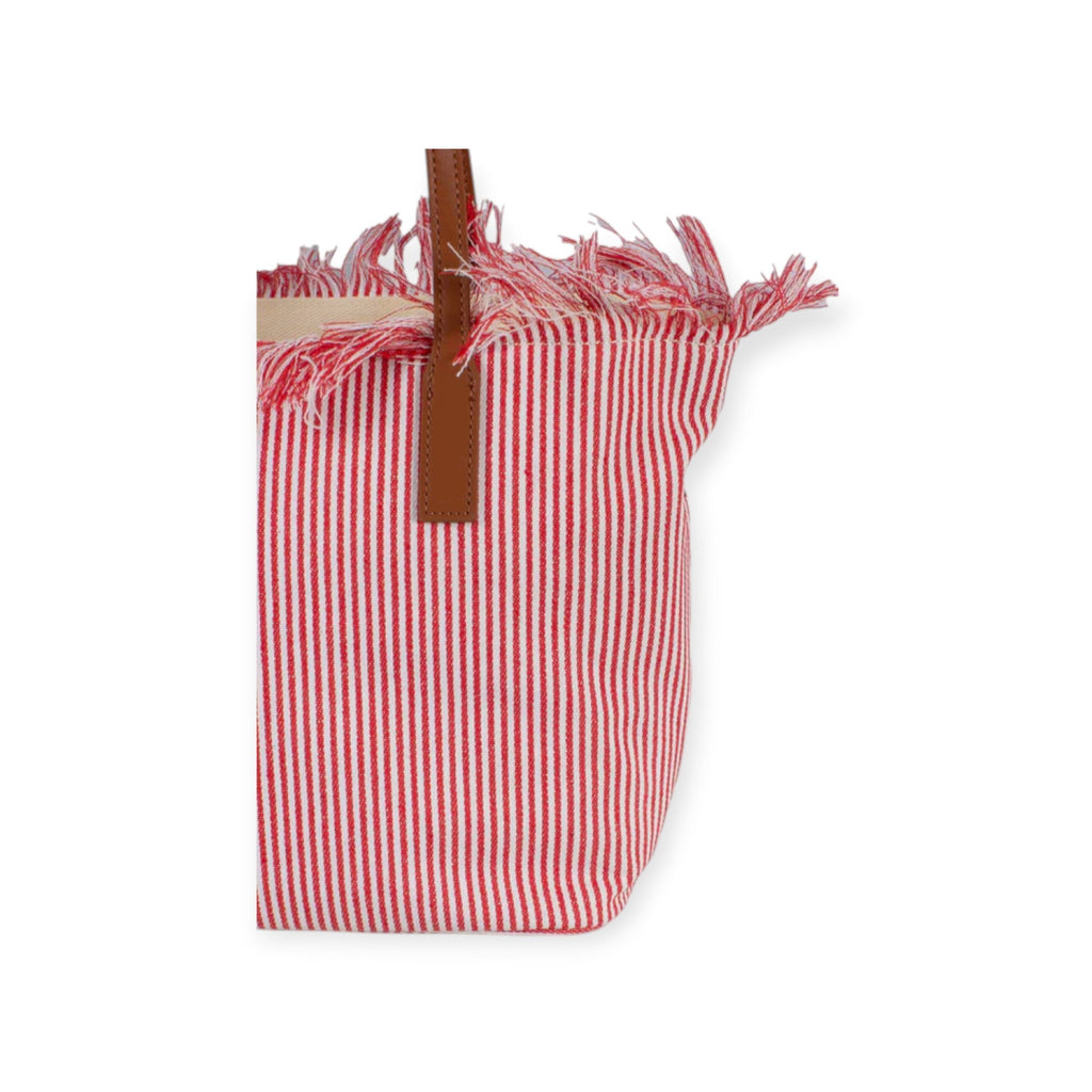 BORSA CITYBAG MID BIANCA E ROSSA