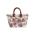 BORSA VANITY BEIGE E BORDEAUX