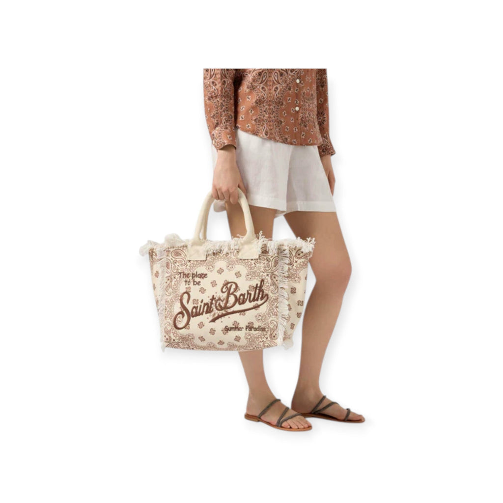 BORSA VANITY BEIGE E MARRONE