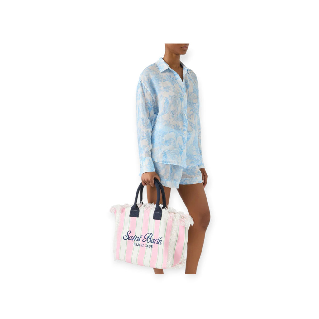 BORSA VANITY BIANCA E ROSA