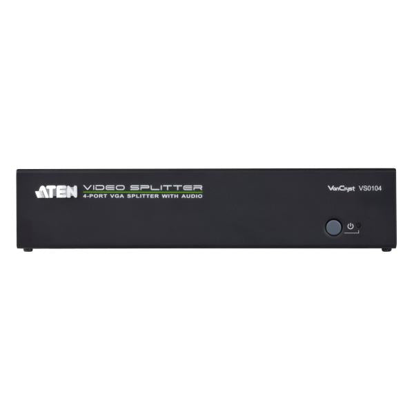 Aten 4-port VGA Splitter with Audio & RS-232 [VS0104-AT-G]