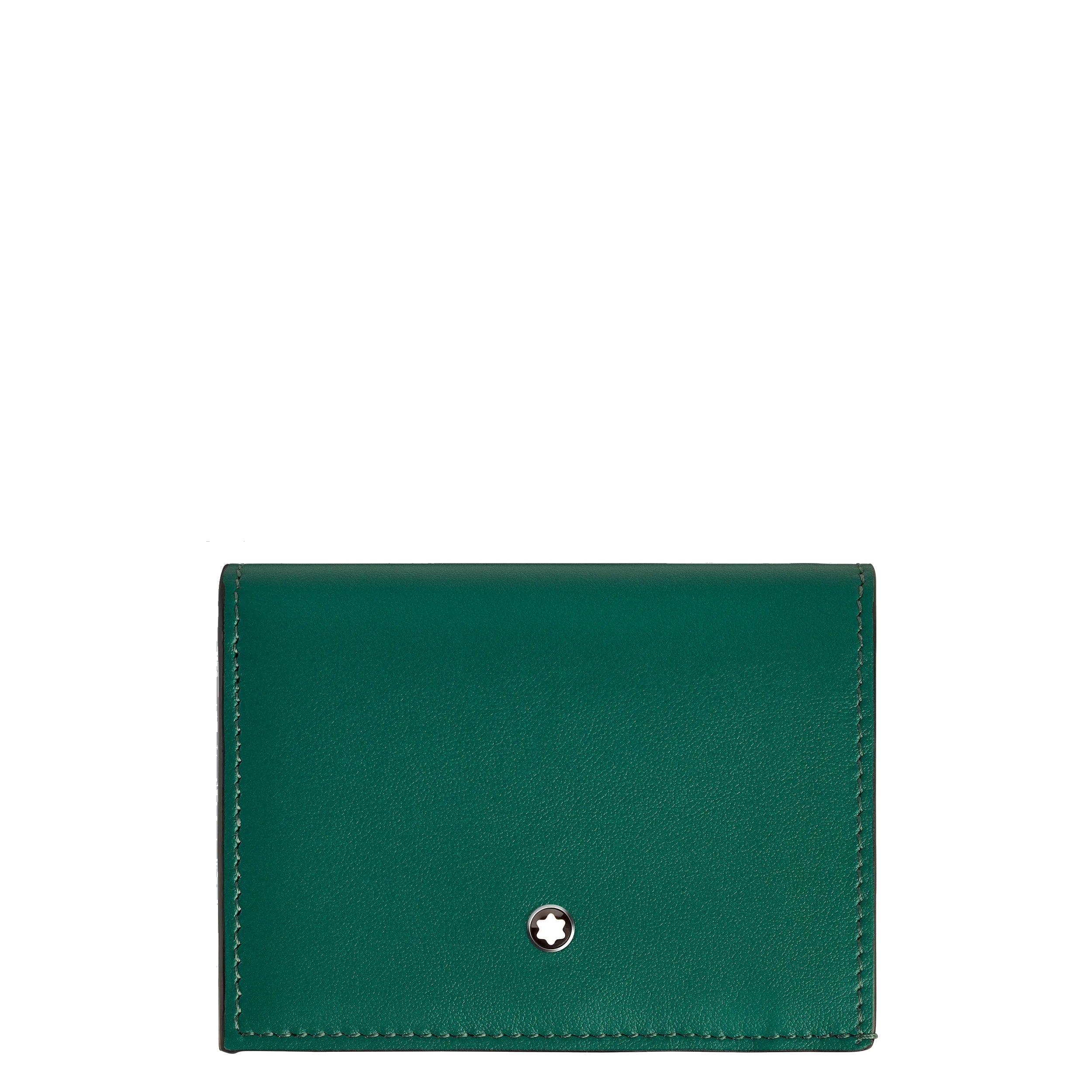 Montblanc portafoglio continental nano malachite verde 220227