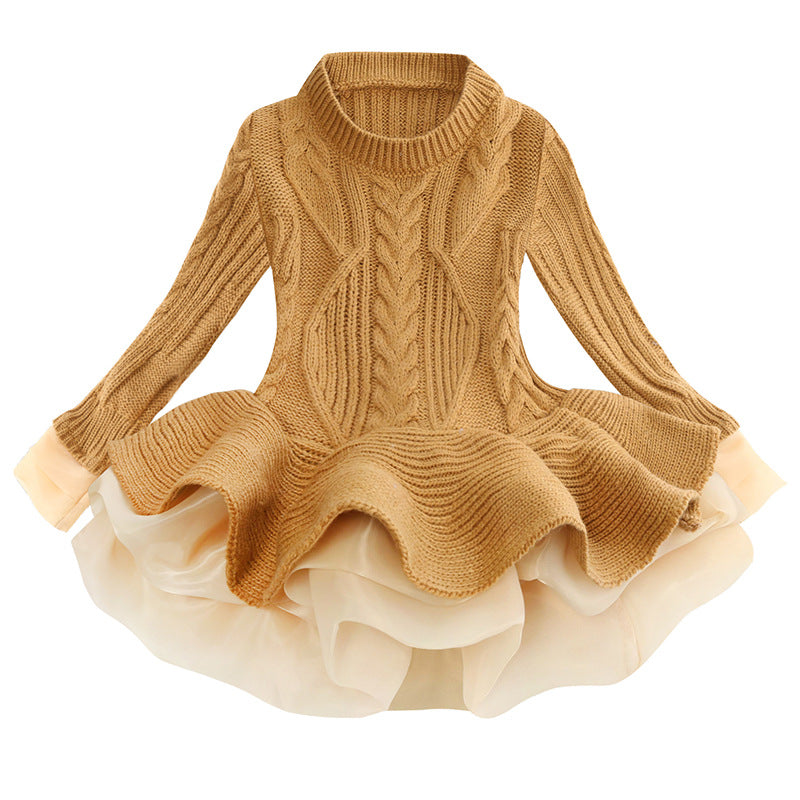 Elegante abitino caldo per bambina