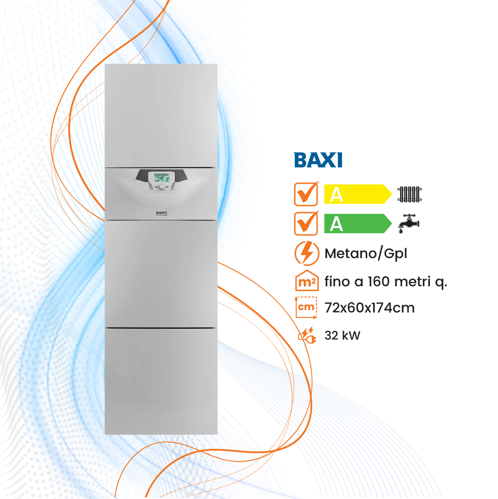 Caldaia Baxi Power 32 Combi 160 a Condensazione