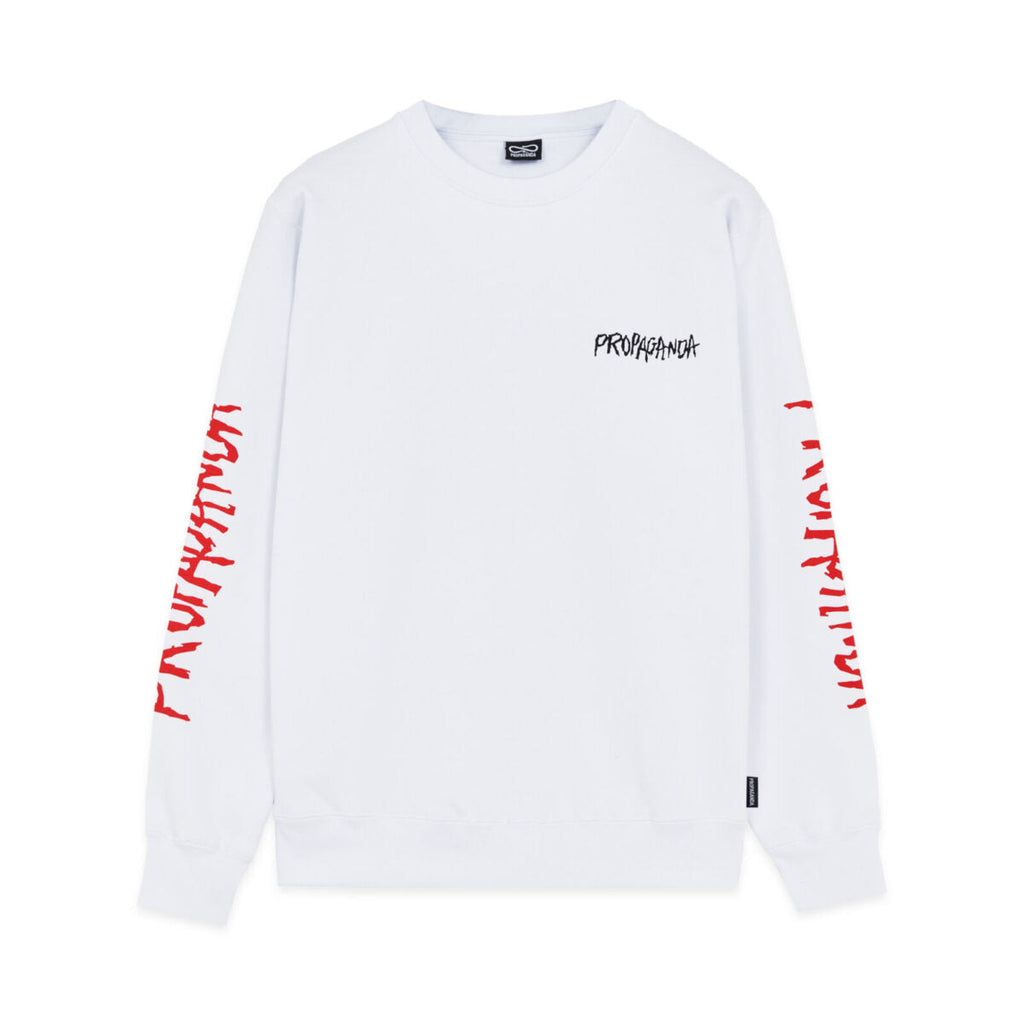Propaganda Felpa Girocollo Nrg Crewneck 22FWPRFE801-02 bianco