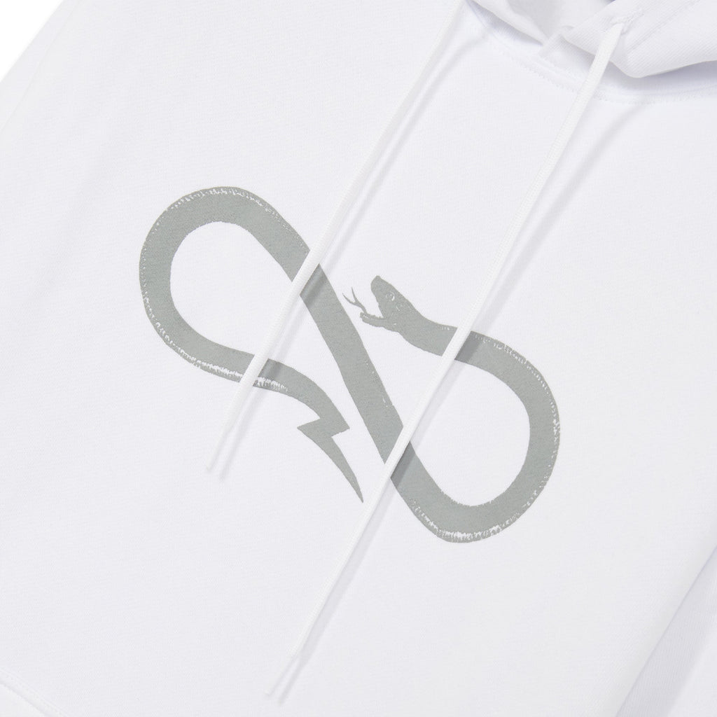 Propaganda Felpa con cappuccio e tasca a marsupio Logo Hoodie 22FWPRFE807-02 white