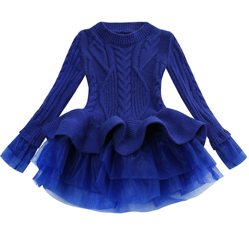 Elegante abitino caldo per bambina