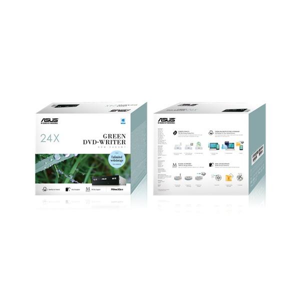 ASUS DRW-24D5MT lettore di disco ottico Interno DVD Super Multi DL Nero [90DD01Y0-B10010]