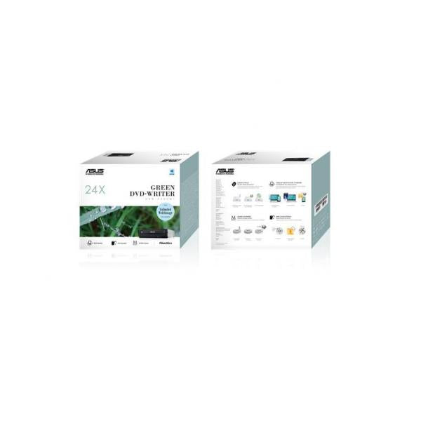 ASUS DRW-24D5MT lettore di disco ottico Interno DVD Super Multi DL Nero [90DD01Y0-B10010]
