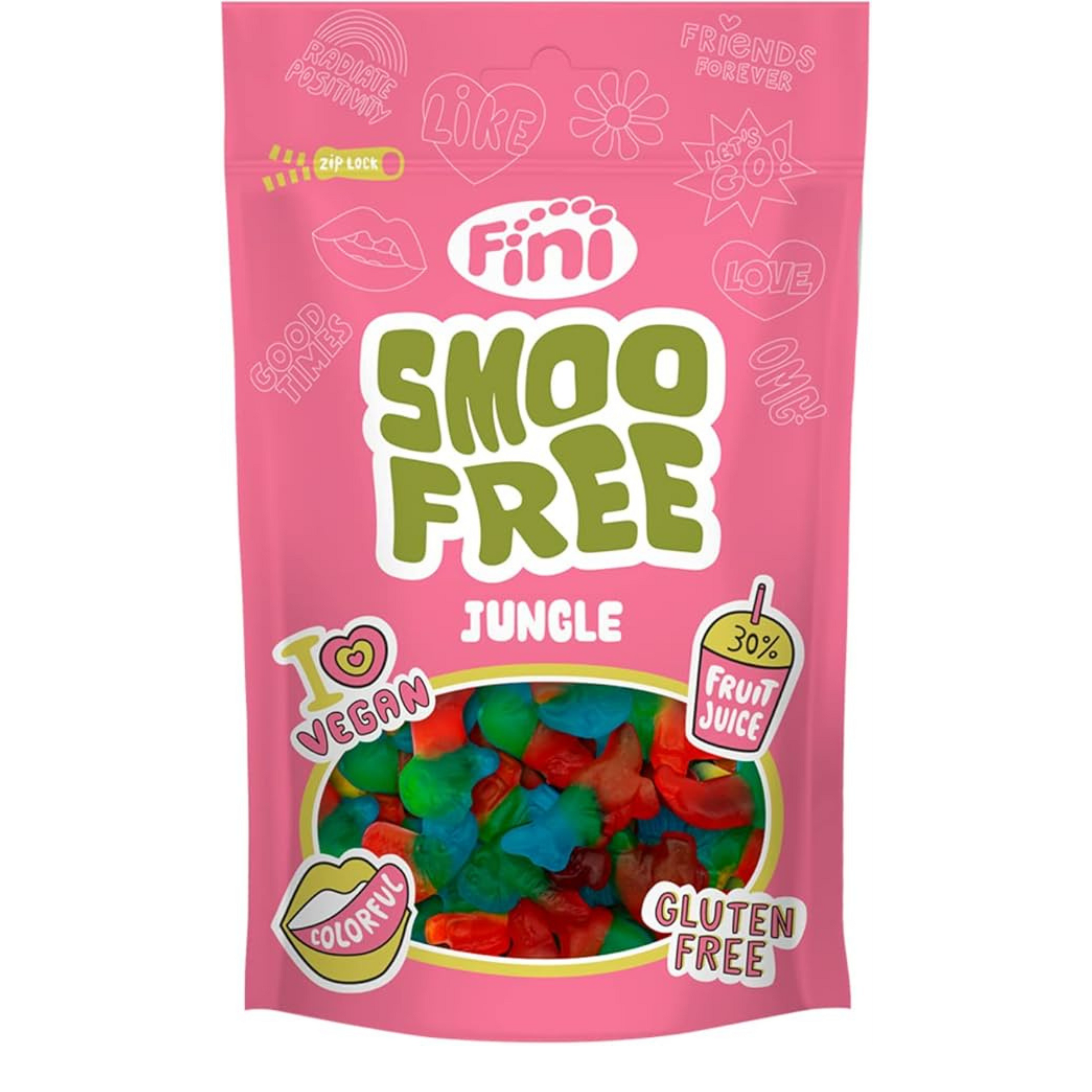 Fini Smoo free Jungle da 150gr - Confezione da 10 pezzi