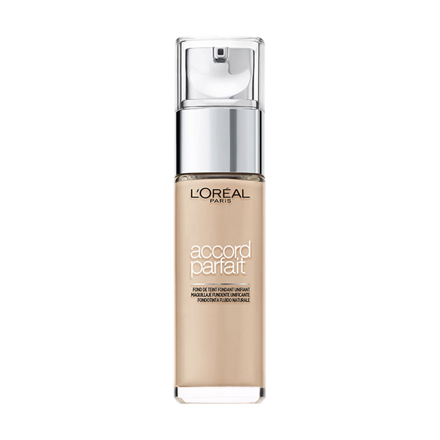 L'OREAL FONDOTINTA ACCORD PARFAIT FLUIDO ROSE IVORY 1.R/1.C