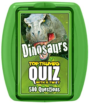DINOSAURS TOP TRUMP QUIZ