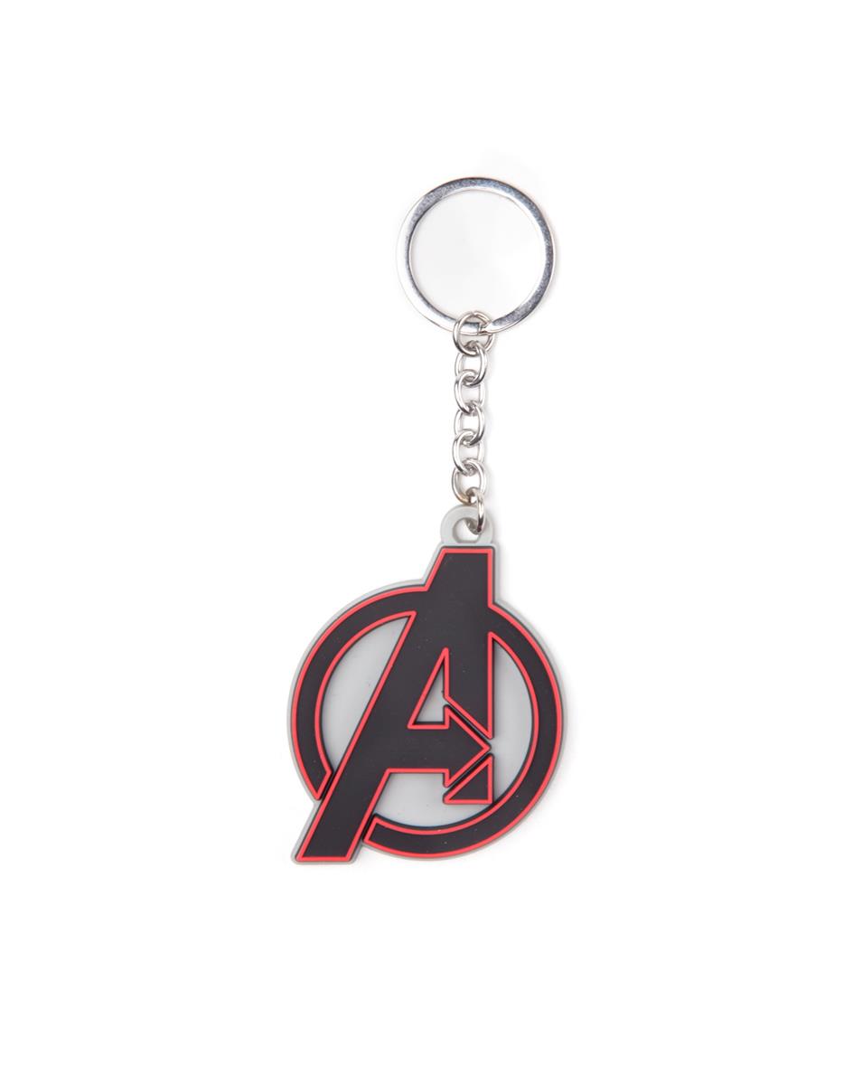 DIFUZED MARVEL AVENGERS  LOGO PORTACHIAVI IN GOMMA