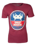 DIFUZED SPACE INVADERS  ROUND INVADER  T-shirt  S  ROSSA