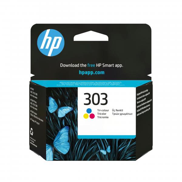 HP 303 TRI-COLOR ORIGINAL INK CARTRIDGE [T6N01AE#UUS]
