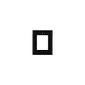 2N flush installation frame for 1 module - black (must be together with 9155014) [9155011B]