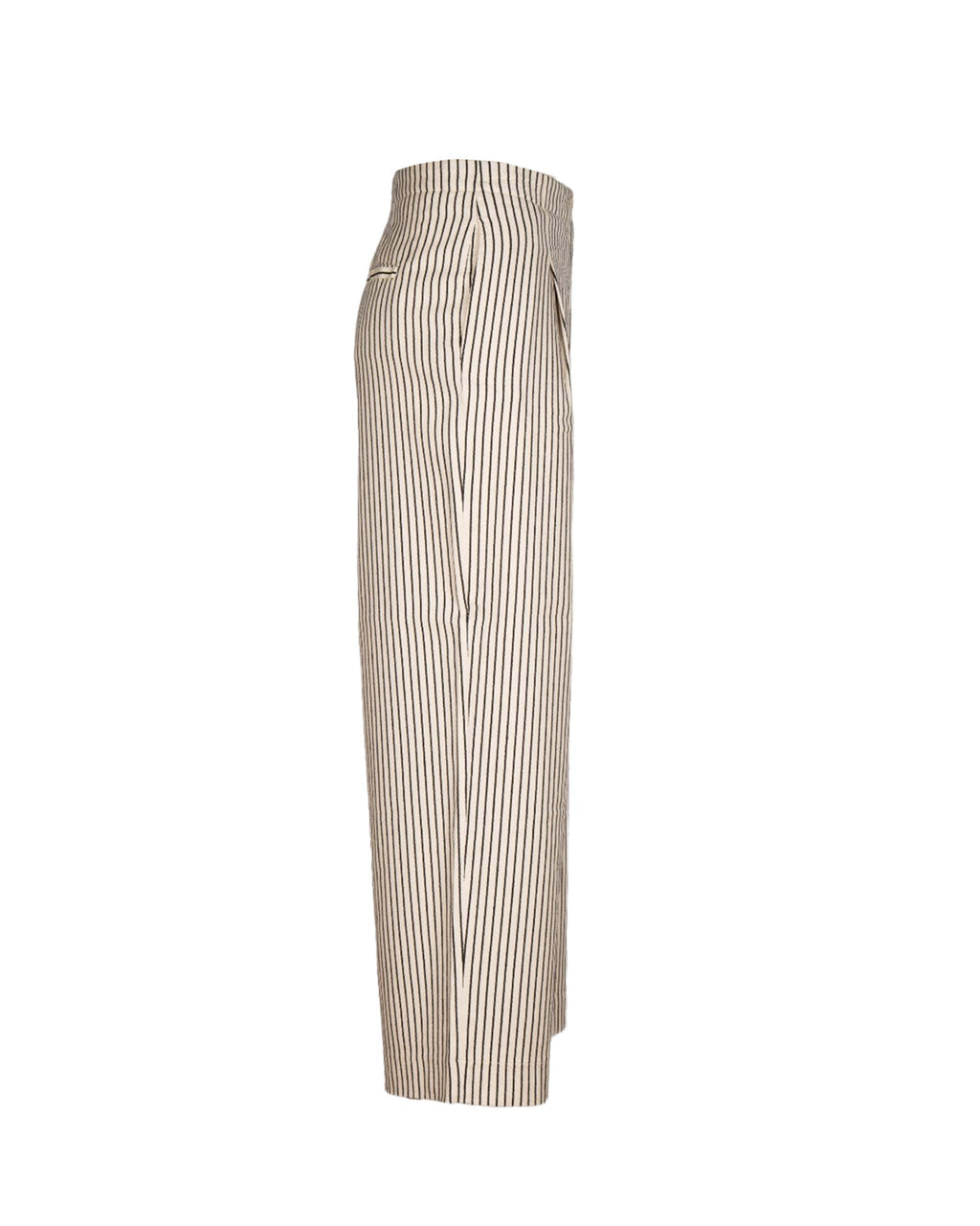 PANTALONE BEIGE E NERO