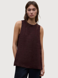 Blouse Sia Woman Cocoa Linen | Ecoalf