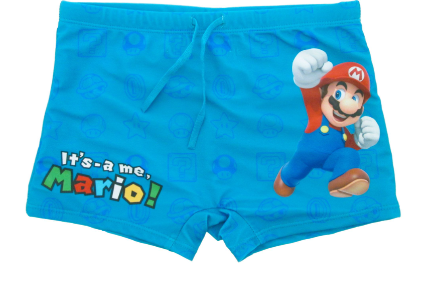 NINTENDO SUPER MARIO : IT'S ME MARIO - COSTUME DA BAGNO BOXER 10 ANNI (140cm)