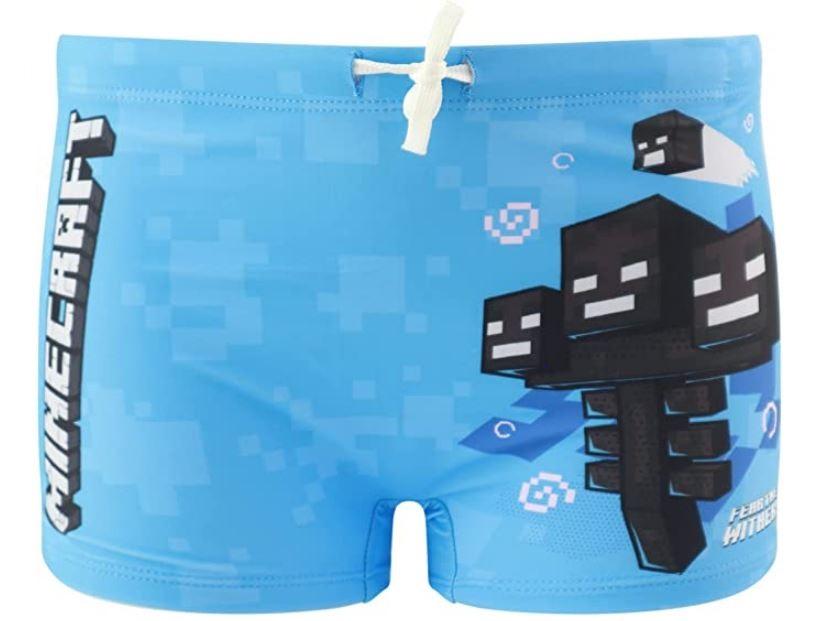 MINECRAFT : WITHER - COSTUME DA BAGNO BOXER  8 ANNI (128cm)