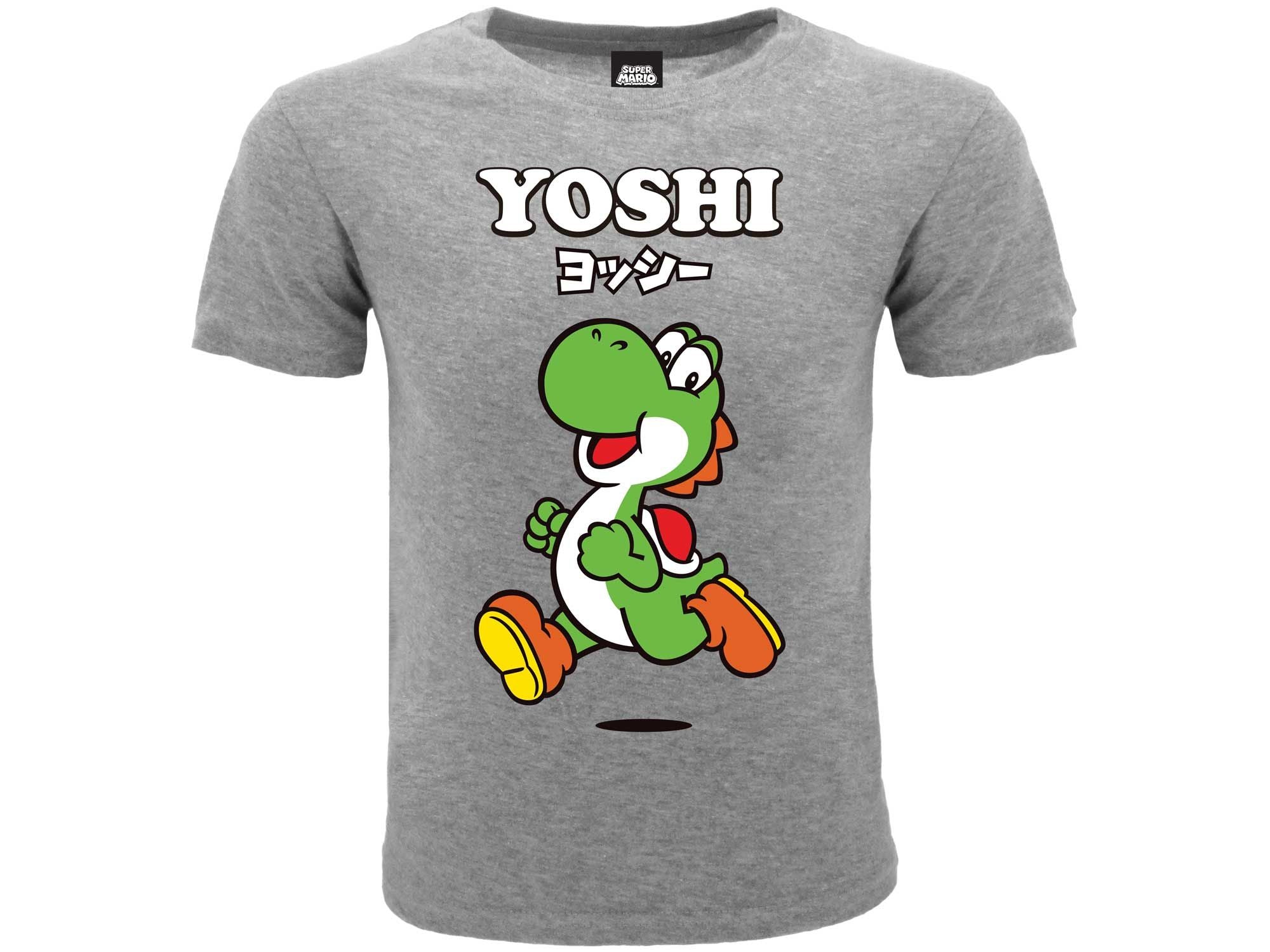 NINTENDO: SUPER MARIO  YOSHI T-shirt 9/11  grigia