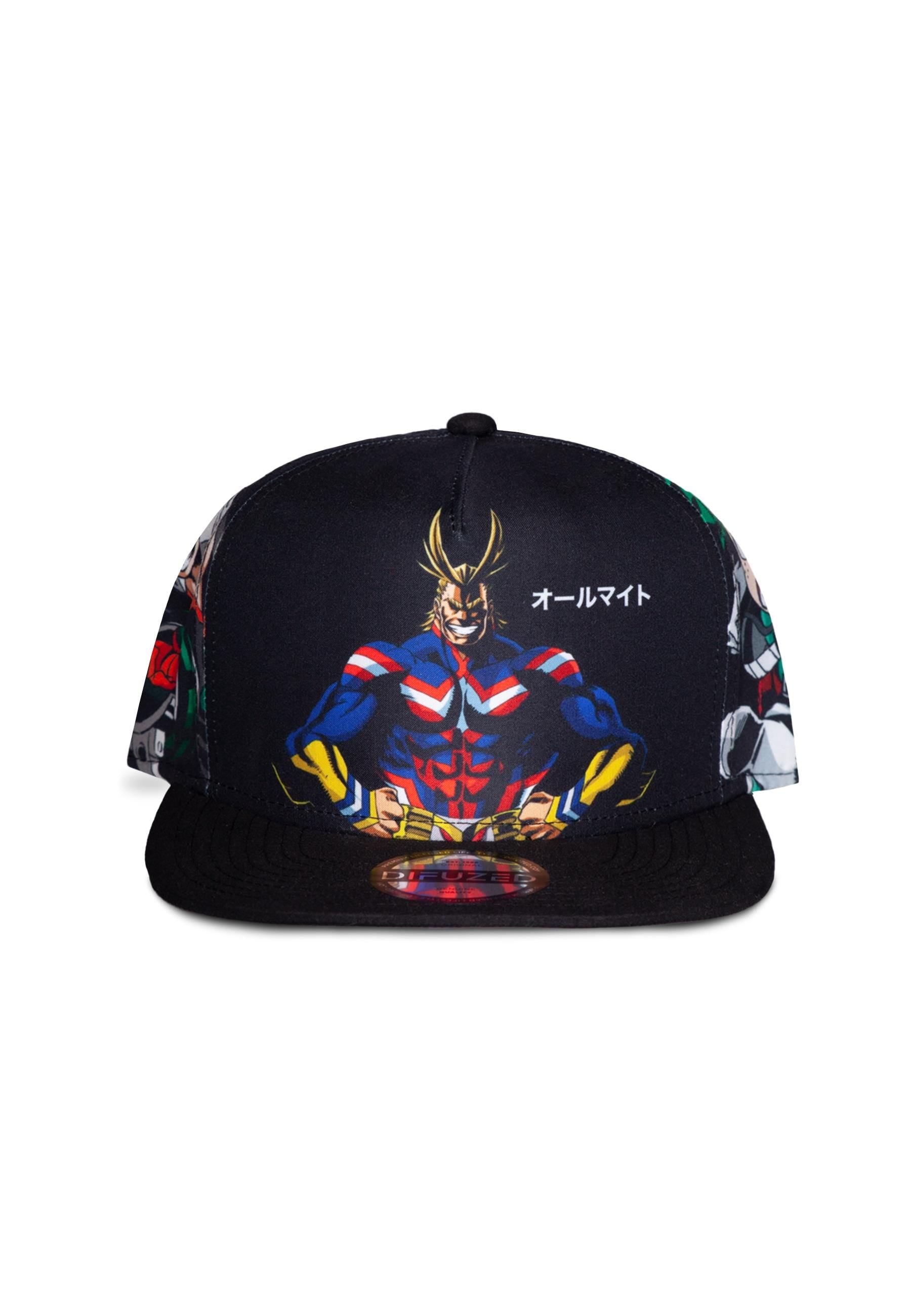 DIFUZED MY HERO ACADEMIA - CAPPELLO SNAPBACK -  ALL MIGHT , DEKU & KATSUKI