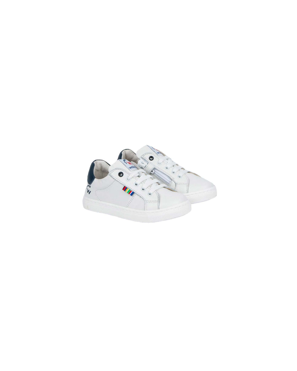 SNEAKERS BIANCHE E BLU