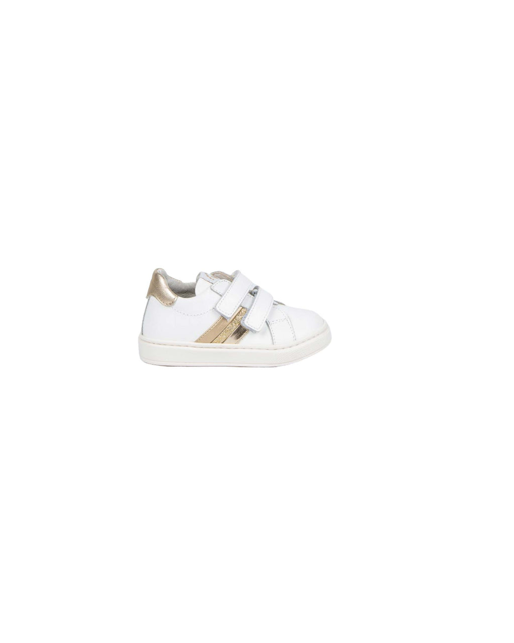 SNEAKERS BIANCHE E ORO