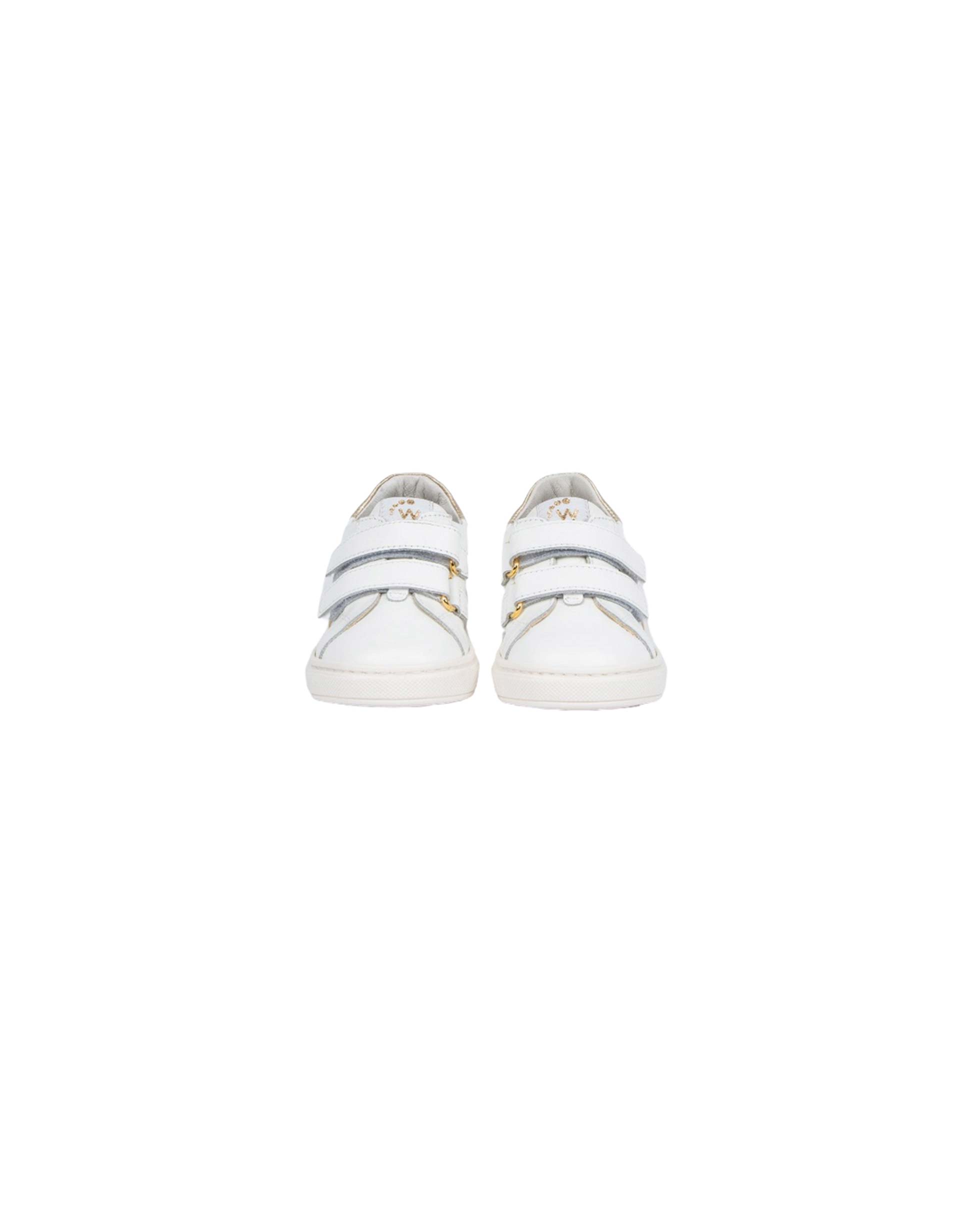 SNEAKERS BIANCHE E ORO