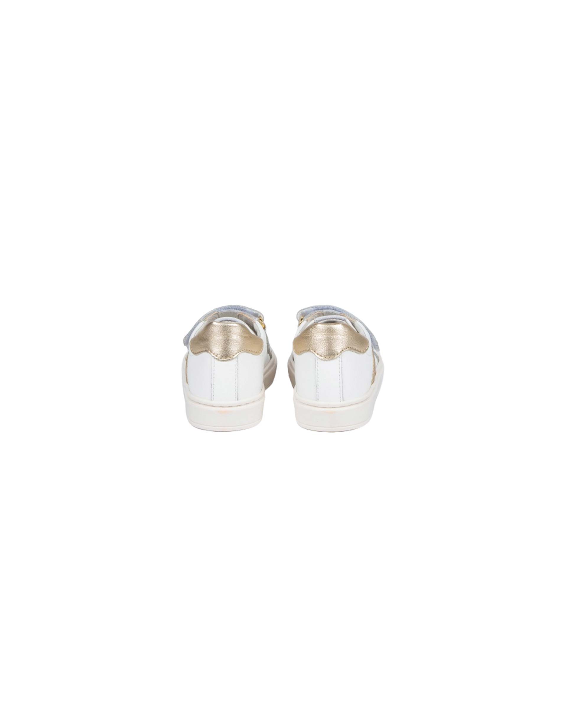 SNEAKERS BIANCHE E ORO