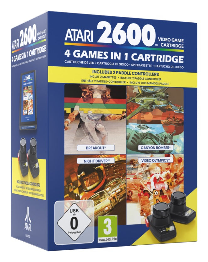 ATARI 4 Games in 1 Paddle Pack