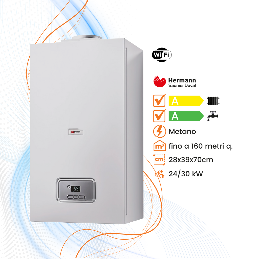 Caldaia Hermann Saunier Duval Micra 4 Condensing WiFi a Condensazione