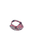 Fascia Nera con Elastico Fantasia Fiori