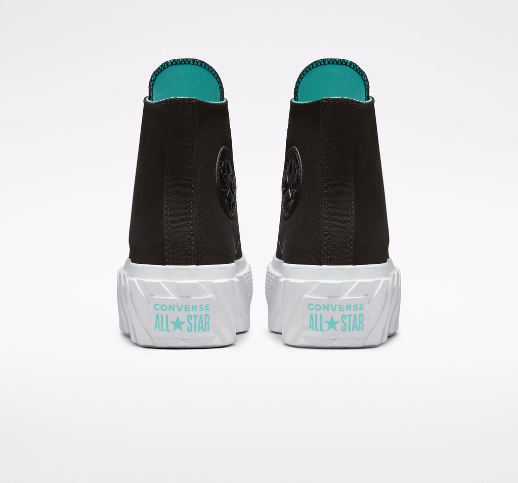 Converse Chuck Taylor All Star 2X Platform 571675C nero-acqua elettrico-bianco Donna