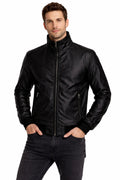 Censured Giacca Ecopelle Uomo JMPARK PSV2 90 Nero Streetwear PE26