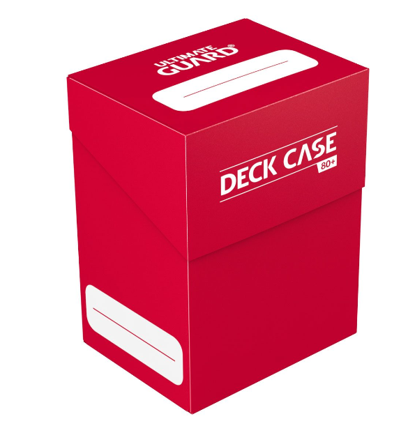ULTIMATE GUARD Deck Case 80+ Standard Size Red