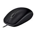 Logitech B110 Silent Wired Mouse - Black [910-005508]