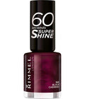 RIMMEL 60 SECONDS SUPERSHINE SMALTO BLACK CHERRIES 345