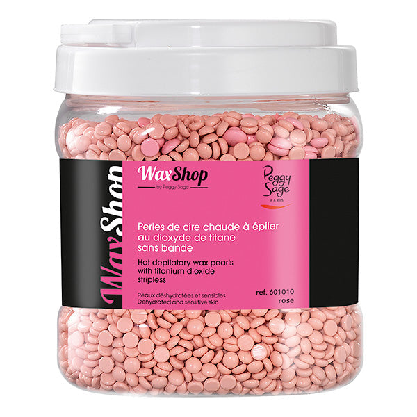 PEGGY SAGE  PERLE DI CERA DEPILATORIA A CALDO 1KG ROSE