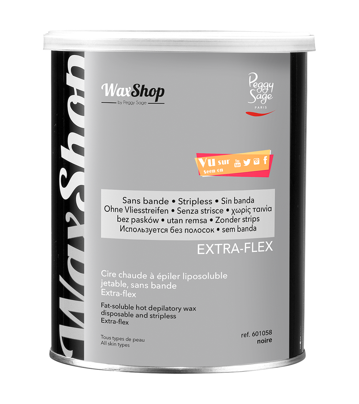 PEGGY SAGE  CERA DEPILATORIA LIPOSOLUBILE A CALDO 800ML - NOIR E
